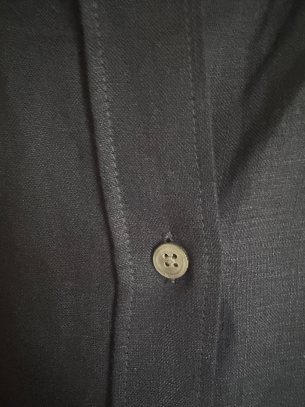 J. Crew Navy Short-Sleeve Button-Down Shirt - Picture 5 of 6